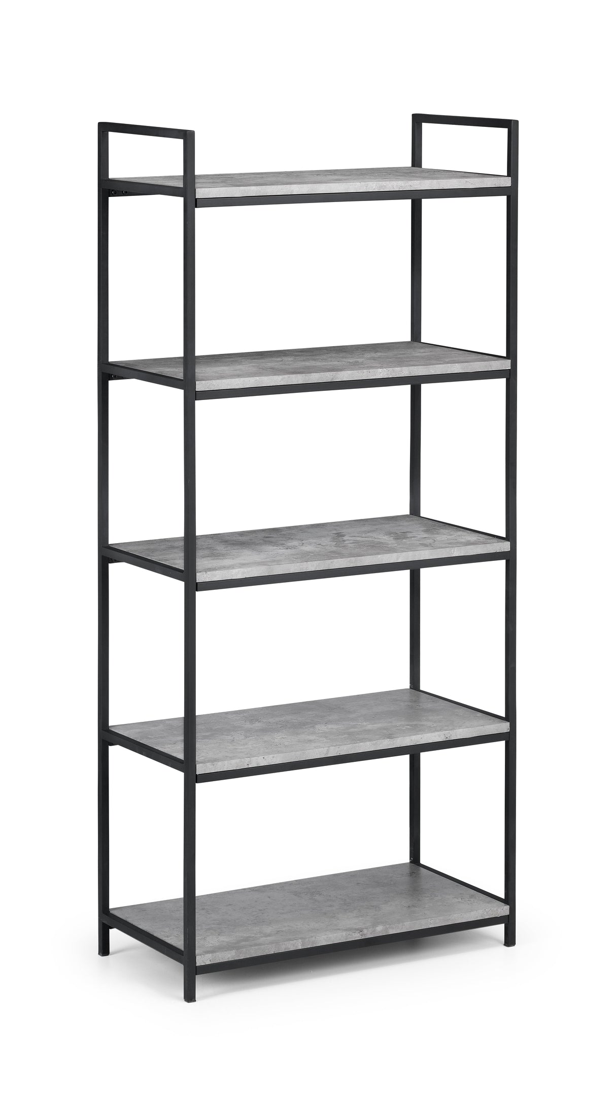 Julian Bowen Bookcases Staten Tall Concrete Bookcase