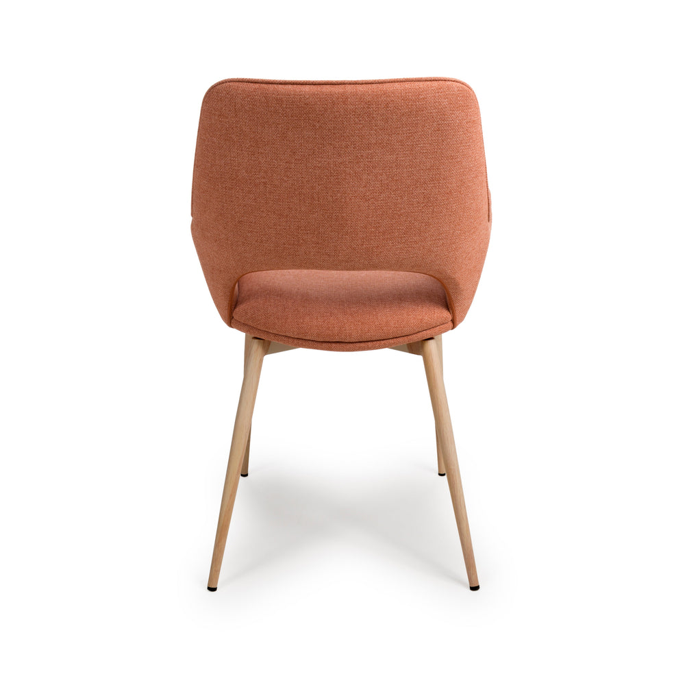 Furniture Link Dining Chair Sydney Easy Clean Brick Fabric Chair (Sold in Pairs)