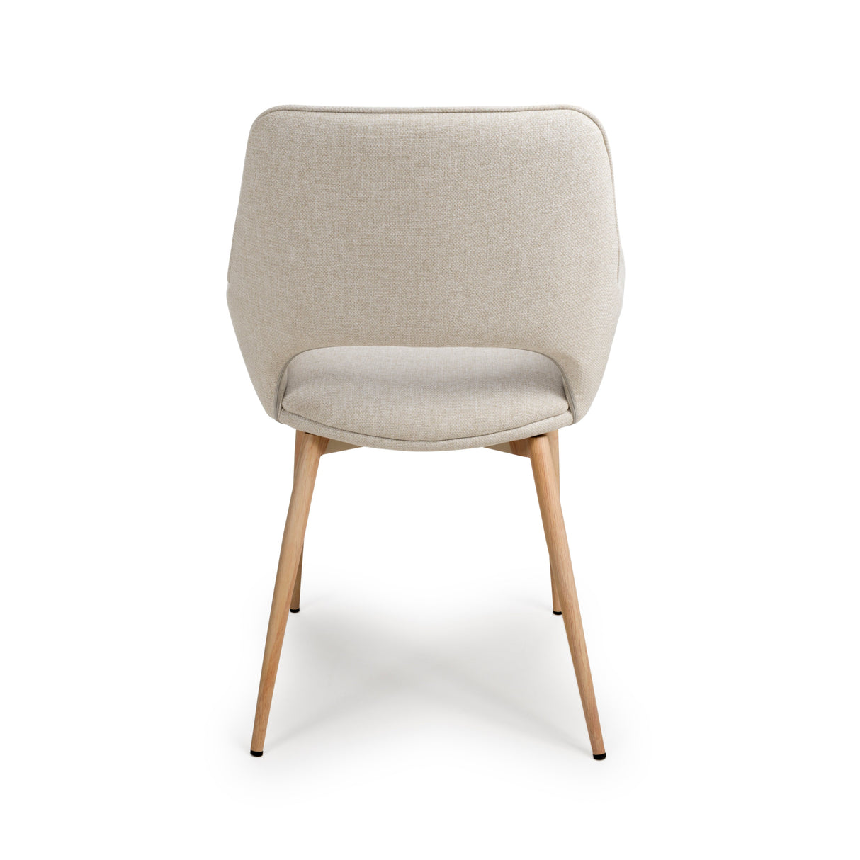 Furniture Link Dining Chair Sydney Easy Clean Natural Fabric Chair (Sold in Pairs)