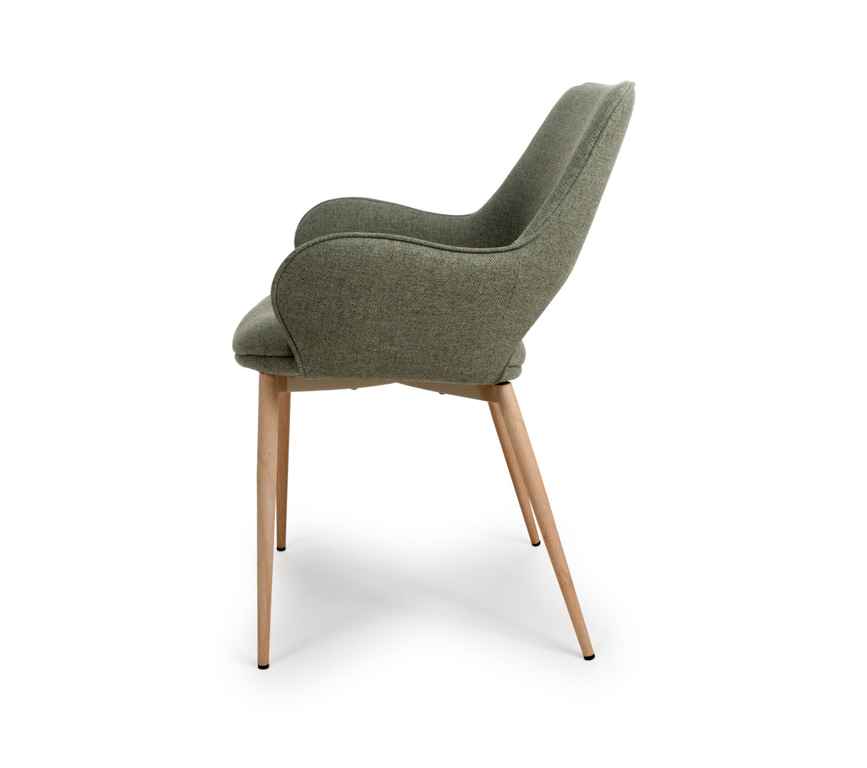 Furniture Link Dining Chair Sydney Easy Clean Sage Fabric Chair (Sold in Pairs)