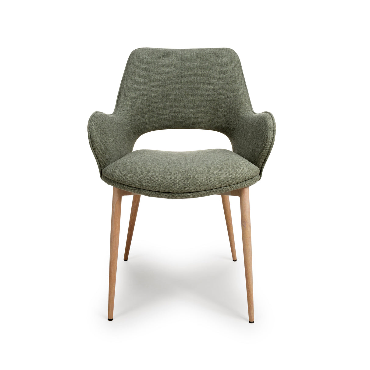 Furniture Link Dining Chair Sydney Easy Clean Sage Fabric Chair (Sold in Pairs)