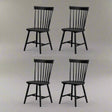 Julian Bowen Dining Chairs Torino Black Chairs - Sold in fours