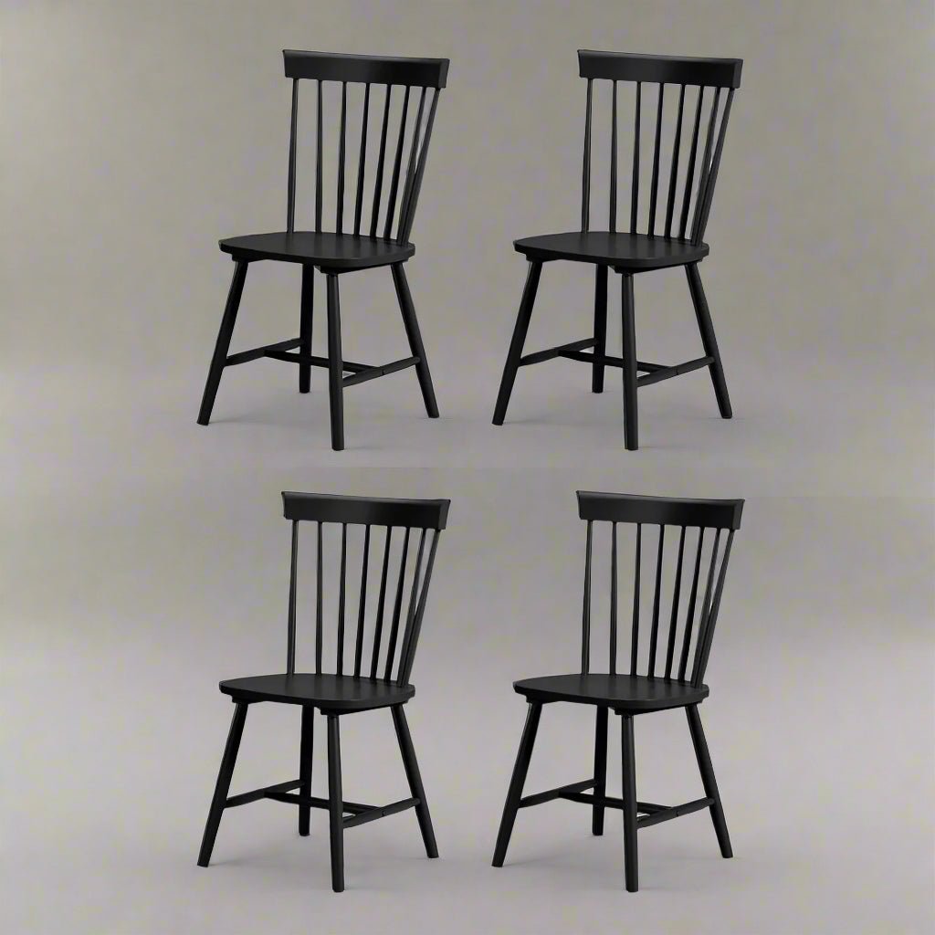 Julian Bowen Dining Chairs Torino Black Chairs - Sold in fours