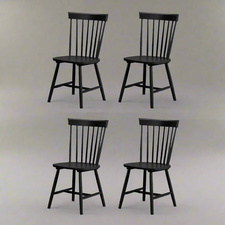 Julian Bowen Dining Chairs Torino Black Chairs - Sold in fours
