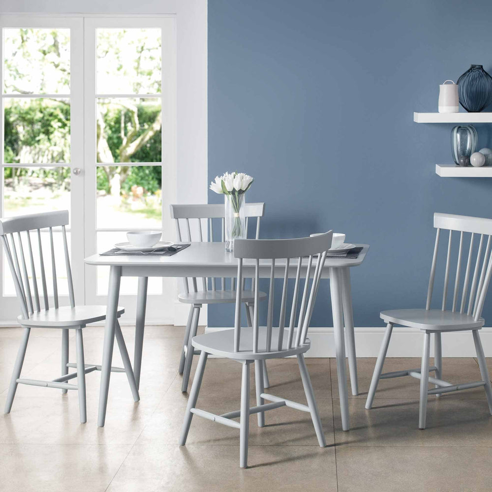 Julian Bowen Dining Chairs Torino Grey Chairs - Sold in fours