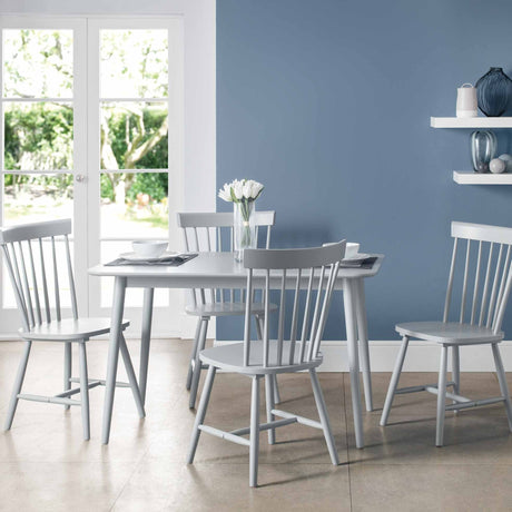 Julian Bowen Dining Chairs Torino Grey Chairs - Sold in fours