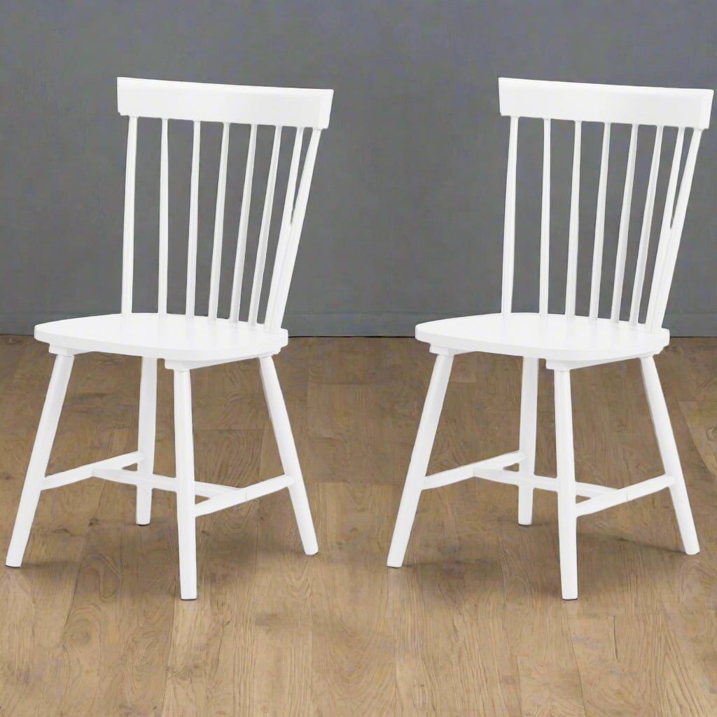 Julian Bowen Dining Chairs Torino White Chairs - Sold in Fours