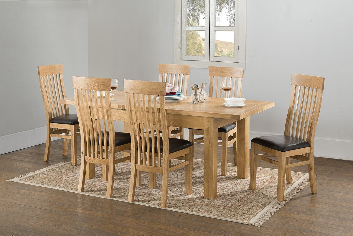 Your Home Style Dining Table Valeswood 150/195 Extending Dining Table