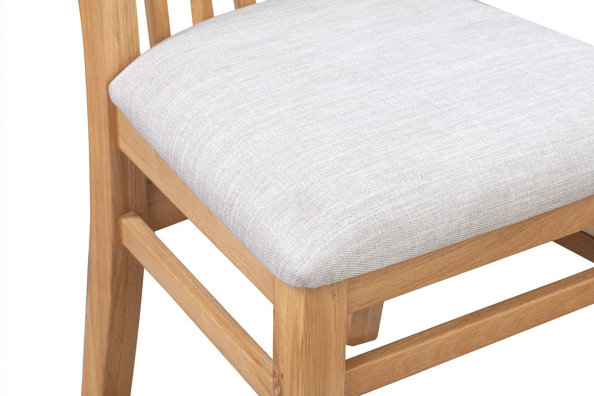 Your Home Style Dining Chairs Valeswood Pair of Valeswood Chairs - Fabric Seat Pad