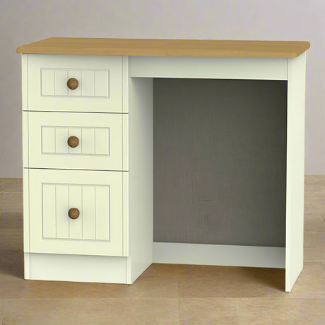 Welcome Furniture Dressing Table DefaultTitle Warwick Vanity Table Cream and Oak WAR031