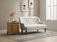 Kyoto Sofa Bianca Cream Linen 2 Seater Sofa