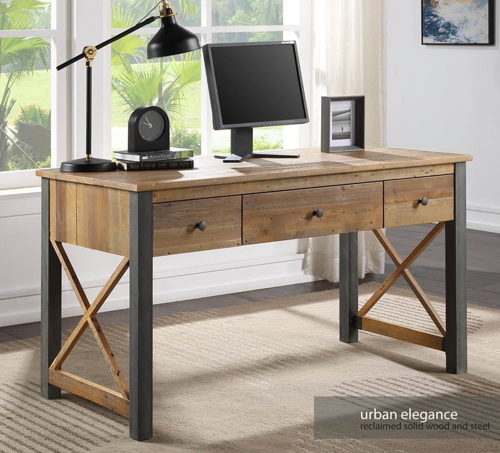 Baumhaus Desk Urban Elegance Reclaimed Home Office Desk