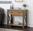 Baumhaus Console Table Urban Elegance Reclaimed Small Console Table
