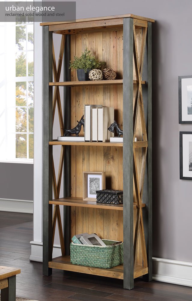 Baumhaus Bookcase Urban Elegance Reclaimed Tall bookcase