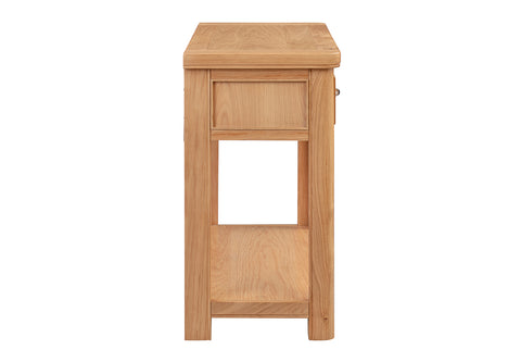 Chatterton Oak Console Table with 2 Drawers