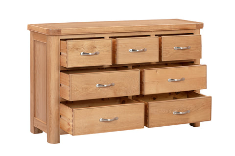 Chatterton Oak 3 Over 4 Chest