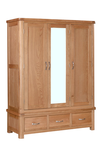 Chatterton Oak Triple Robe