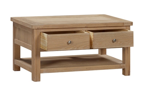 Foxley Oak Coffee Table with 2 Drawers