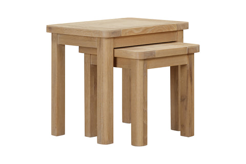 Foxley Oak Nest of 2 Tables