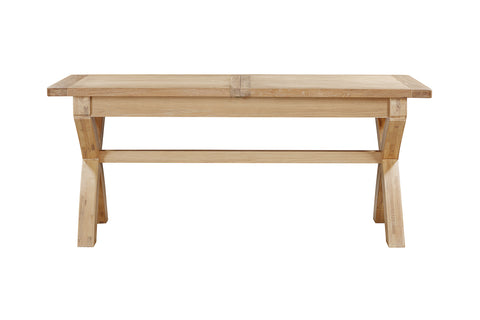 Foxley Oak 180/240 Cross leg Extending Dining Table