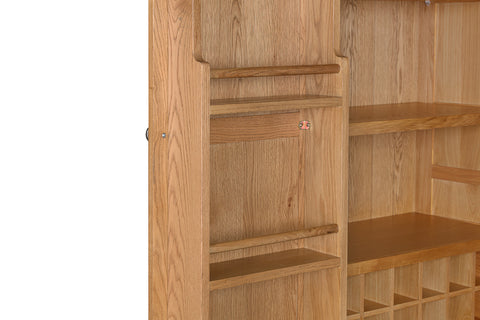 Kingston Oak Double Larder Cupboard