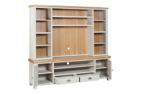 Kingston Painted Media Bookcase for XL TV Unit Top