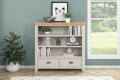 Kingston Painted Low Bookcase