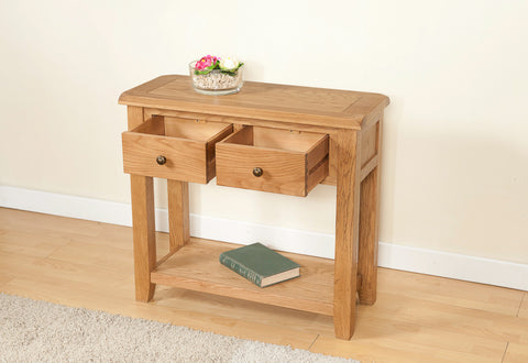 Shrewton Console Table with 2 Drawers