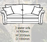 Evesham 3 Seater Sofa