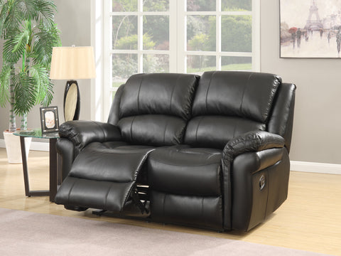 Farnham Annaghmore Black Leather Air 2 Seater Sofa