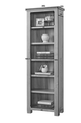 Valeswood Slim Bookcase