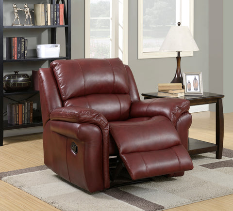 Farnham Annaghmore Burgundy Leather Air Armchair