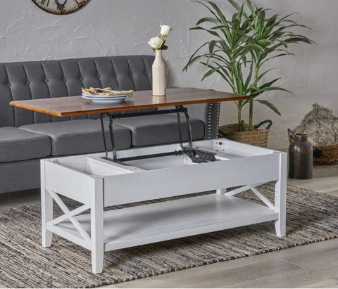 Coffee Table with Storage - Grey