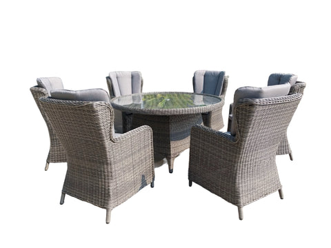 Elsa 6 Seater Garden Dining Set