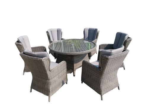 Elsa 6 Seater Garden Dining Set