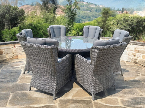 Elsa 6 Seater Garden Dining Set