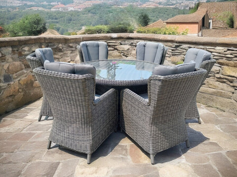 Elsa 6 Seater Garden Dining Set