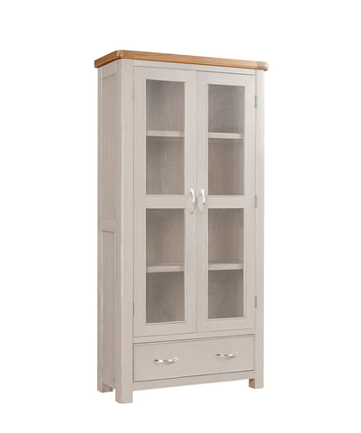 Chatterton Painted Display Cabinet with Glass Doors