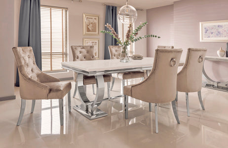 Arianna Cream 200cm Dining Table