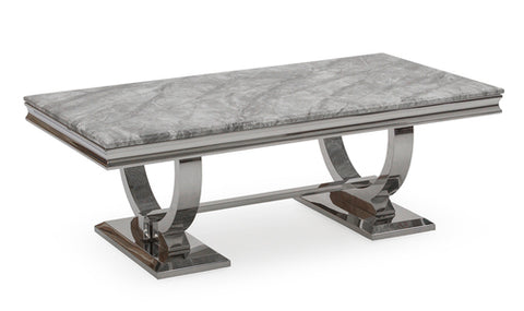 Arianna Grey Marble Coffee Table