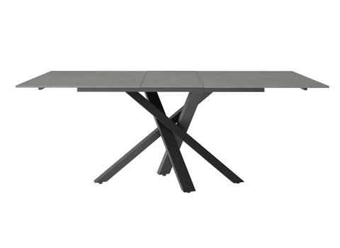 Brando Matt Ceramic Auto-Rise Extending Dining Table Grey 160 to 200cm