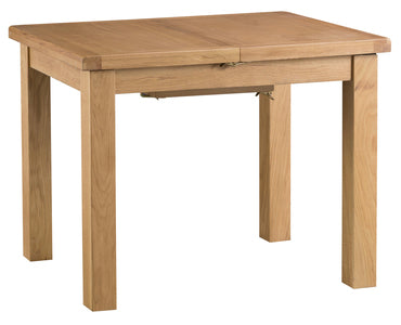County Oak 1m Butterfly Extending Table with Metal Runner