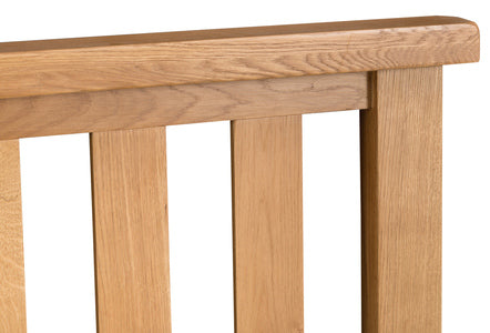 County Oak Super King-Sized Bed Frame