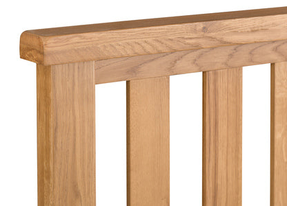 County Oak Super King-Sized Bed Frame