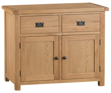 County Oak 2 Door 2 Drawer Sideboard