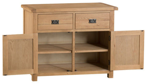 County Oak 2 Door 2 Drawer Sideboard