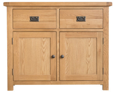 County Oak 2 Door 2 Drawer Sideboard