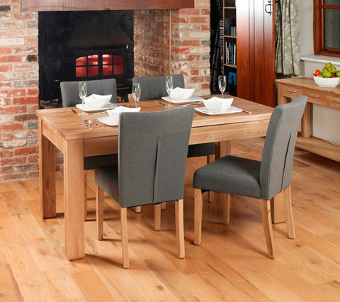 Mobel Hidden Extending Oak Dining Table 150 to 200cm 4-8 Seater