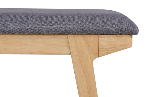 Cooper Grey Dining Bench