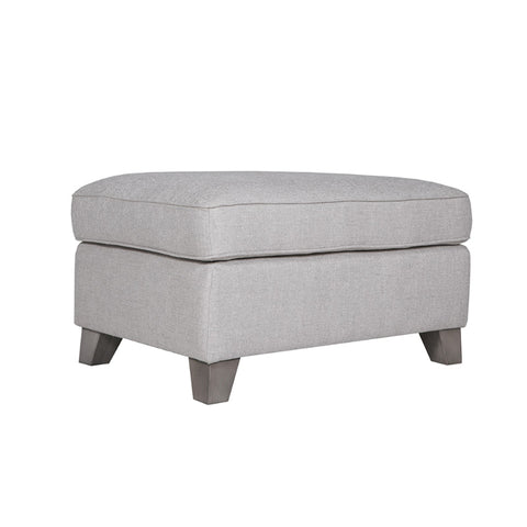 Cantrell Light Grey Ottoman